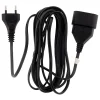 Zenitech Rallonge 2m - HO3VVH2F 2x0,75mm² 6A - noir -