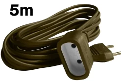 Zenitech Rallonge 5m - HO3VVH2F 2x0,75mm² 6A - or -