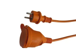 Diall Rallonge Électrique|Rallonge Électrique Et Enrouleur De Jardin-Rallonge orange H05VVF 3G1 5mm² 20m avec clapet