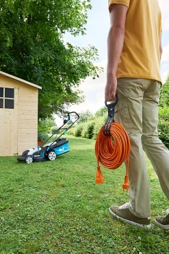 Diall Rallonge orange H05VVF 3G1 5mm² 40m avec clapet