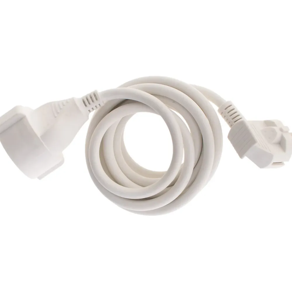Zenitech Rallonge Schuko HO5VV-F 3G1,5mm² 2m - blanc -