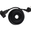 Zenitech Rallonge Électrique-Rallonge Schuko HO5VV-F 3G1,5mm² 5m - noir -