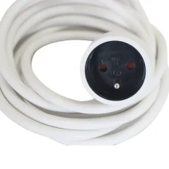 Rallonge Électrique-Rallonge secteur Power3All NFL-001 longueur 5 m câble H05VVF 3G1 5mm² 3680W pour 230V maxi