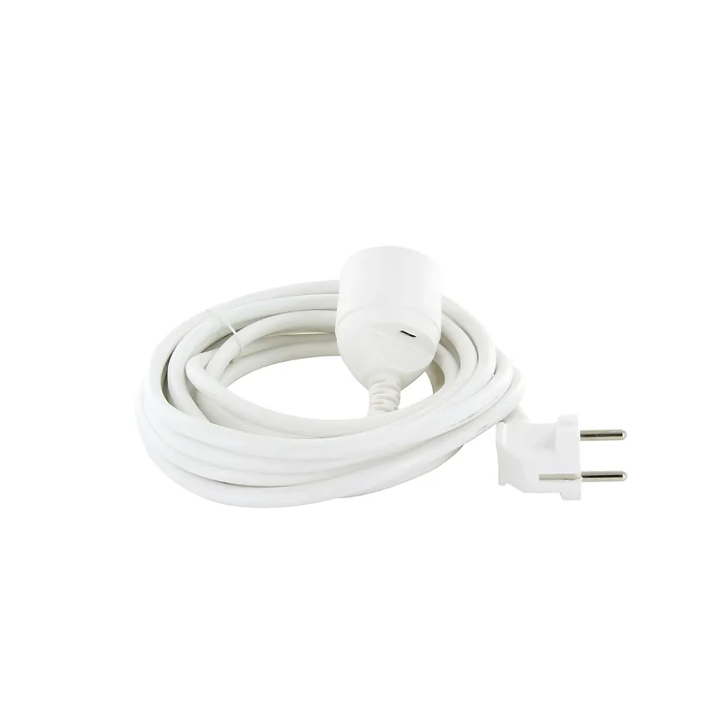 Chacon Rallonge Électrique-Rallonge + USB-C 5m - Blanc -