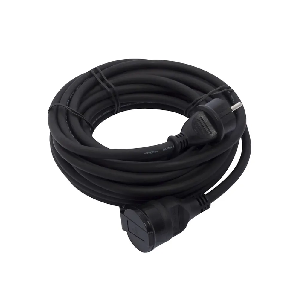 Chacon Rallonge 1x16A - 3500W - 10m - Noir -