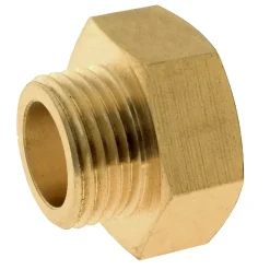 Somatherm for you Raccord À Visser-Réduction laiton Femelle 20/27 (3/4") - Mâle 15/21 (1/2"), lot de 2