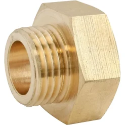 Somatherm for you Raccord À Visser-Réduction laiton Femelle 20/27 (3/4") - Mâle 15/21 (1/2"), lot de 2