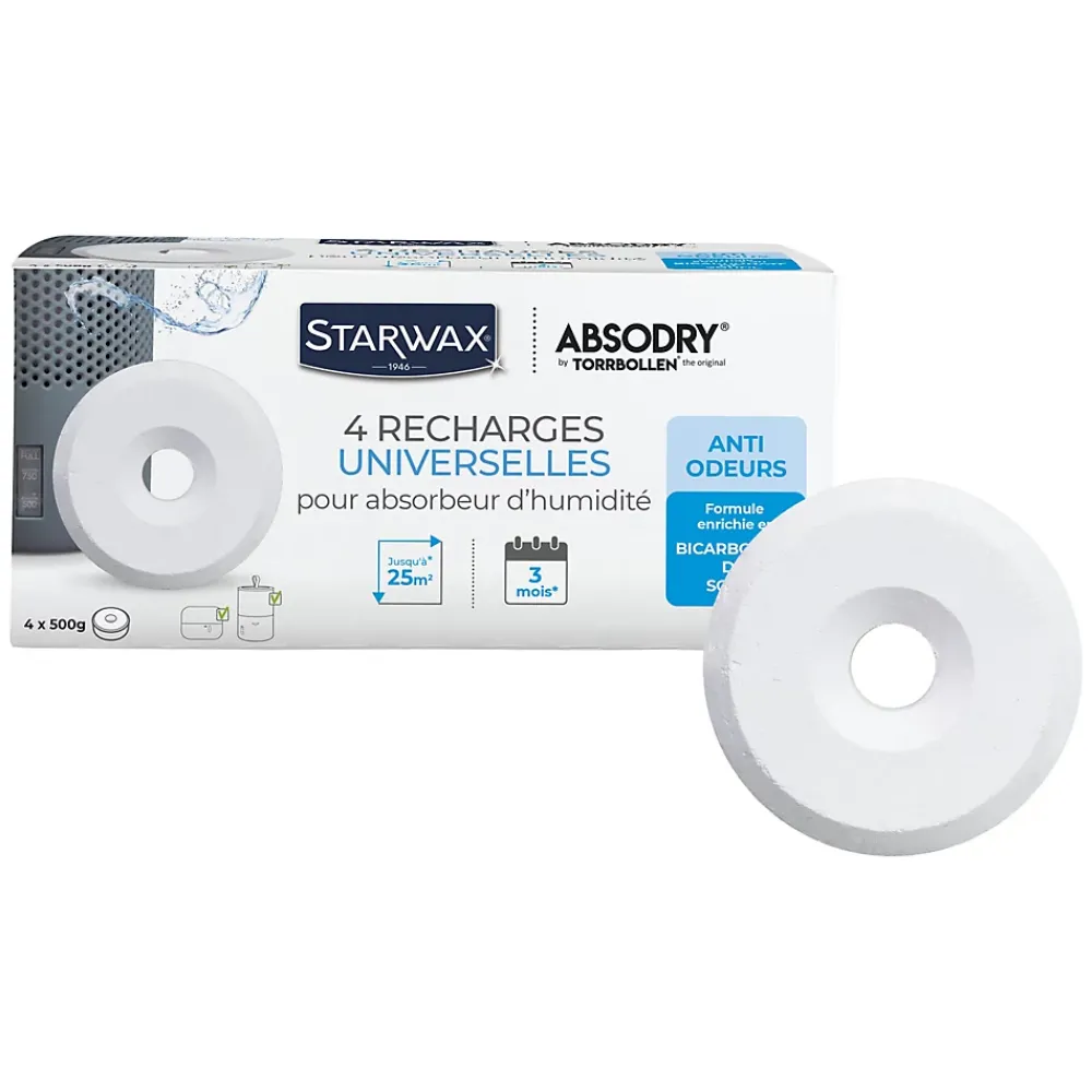 Starwax recharges de 500g universelles pour absorbeur d'humidité