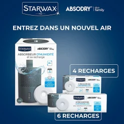 Starwax recharges de 500g universelles pour absorbeur d'humidité