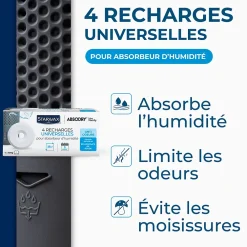 Starwax recharges de 500g universelles pour absorbeur d'humidité