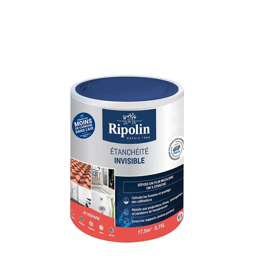 Ripolin Etanchéité Du Mur Intérieur-Revêtement invisible anti-infiltration intérieur extérieur multi-supports 0,75L