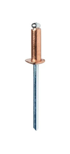 Rapid Rivet cuivre ø4.8 x 12 mm + foret , lot de 50