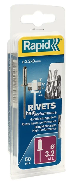 Rapid Rivets Haute performance Ø3.2x8mm