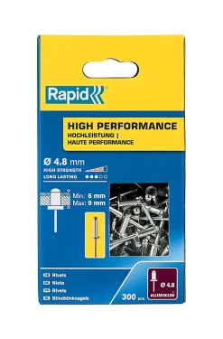 Rapid Rivets Haute performance Ø4.8 x 12 mm