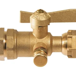 Comisa Compteur D'Eau-Robinet d'arrêt après compteur d'eau à purge - Ravani - Pour tube PE - Femelle