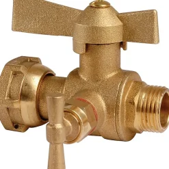 Comisa Robinet d'arrêt à boisseau sphérique à purge - Ravani - MF 3/4' - Après compteur d'eau