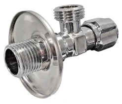 Somatherm for you Alimentation Pour Machine À Laver-Robinet d'arrêt équerre sous-lavabo long, Mâle 15/21 - Mâle 12/17