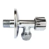 Schell Robinet d'arrêt équerre sous-lavabo long, Mâle 15/21 - Tube cuivre Ø10 mm