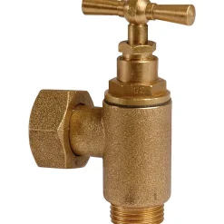 Watts Compteur D'Eau-Robinet d'arrêt équerre tête à potence - industries - MF 3/4' - Avant compteur d'eau