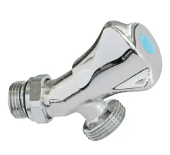 Somatherm for you Robinet orientable à sortie inclinée pour machine à laver Entrée Mâle 1/2" - Sortie Mâle 3/4"