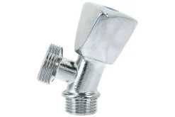 Garis Robinet simple de machine à laver 1/2 3/4 Luxe tête laiton chromé - - B01-RMLZ