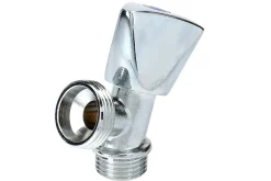 Garis Robinet simple de machine à laver 1/2 3/4 Luxe tête laiton chromé - - B01-RMLZ