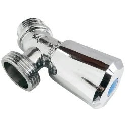 Somatherm for you Alimentation Pour Machine À Laver-Robinet à sortie de bec inclinée pour raccord machine à laver / installation réseau d'eau, Entrée Mâle 1/2