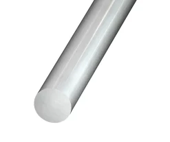 Rond aluminium brut ø6 mm, 1 m Argent