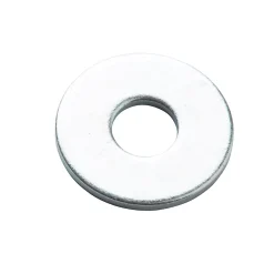 Diall Rondelle plate en acier zingué mm - 10 pièces
