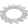 Diall Rondelles dentelée en acier au carbone ø 8mm - 10 pièces