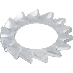Diall Rondelles dentelée en acier au carbone ø 8mm - 10 pièces