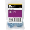 Diall Rondelles plates larges en acier au carbone ø 10mm - 10 pièces