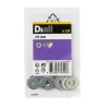 Diall Rondelles plates larges en inox ø 6mm - 10 pièces