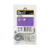 Diall Rondelle-Rondelles plates larges en inox ø 8mm - 10 pièces