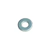 Diall 10 rondelles plates moyennes acier zingué Ø7 mm