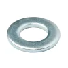 Diall Rondelle-Rondelles plates moyennes en acier au carbone ø 10mm - 20 pièces
