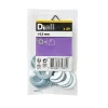 Diall Rondelle-Rondelles plates moyennes en acier au carbone ø 12mm - 20 pièces
