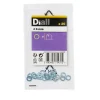 Diall Rondelles plates étroites en acier au carbone ø 4mm - 20 pièces