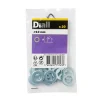Diall Rondelle-Rondelles plates étroites en acier au carbone ø 10mm - 20 pièces
