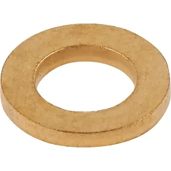 Diall Rondelles plates étroites en laiton ø 6mm - 10 pièces