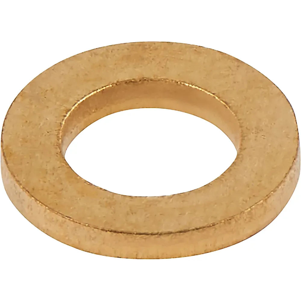 Diall Rondelles plates étroites en laiton ø 6mm - 10 pièces