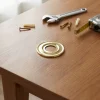 Diall Robinet D'Arrêt-Rosace pour appliques laiton poli ø21 mm