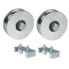 Parnells Accessoire De Corde, Câble Et Chaîne-Roue 125mm R-groove avec 2 BB & 30x40 Gate guides in bracket x2