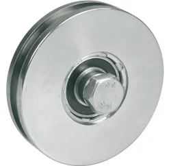 Ibfm Accessoire De Corde, Câble Et Chaîne-Roue à rainure ronde de 100 mm avec rainure de 8 mm pour le câble avec boulon et écrou