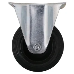 Roulette fixe ø10 cm,75 kg Caoutchouc