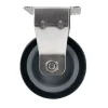 Roulette Et Roue-Roulette fixe grise ø7.5 cm, charge max 60 kg