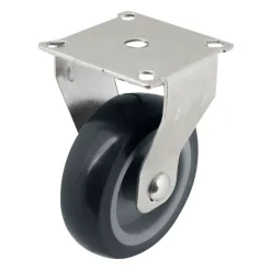 Roulette Et Roue-Roulette fixe grise ø7.5 cm, charge max 60 kg