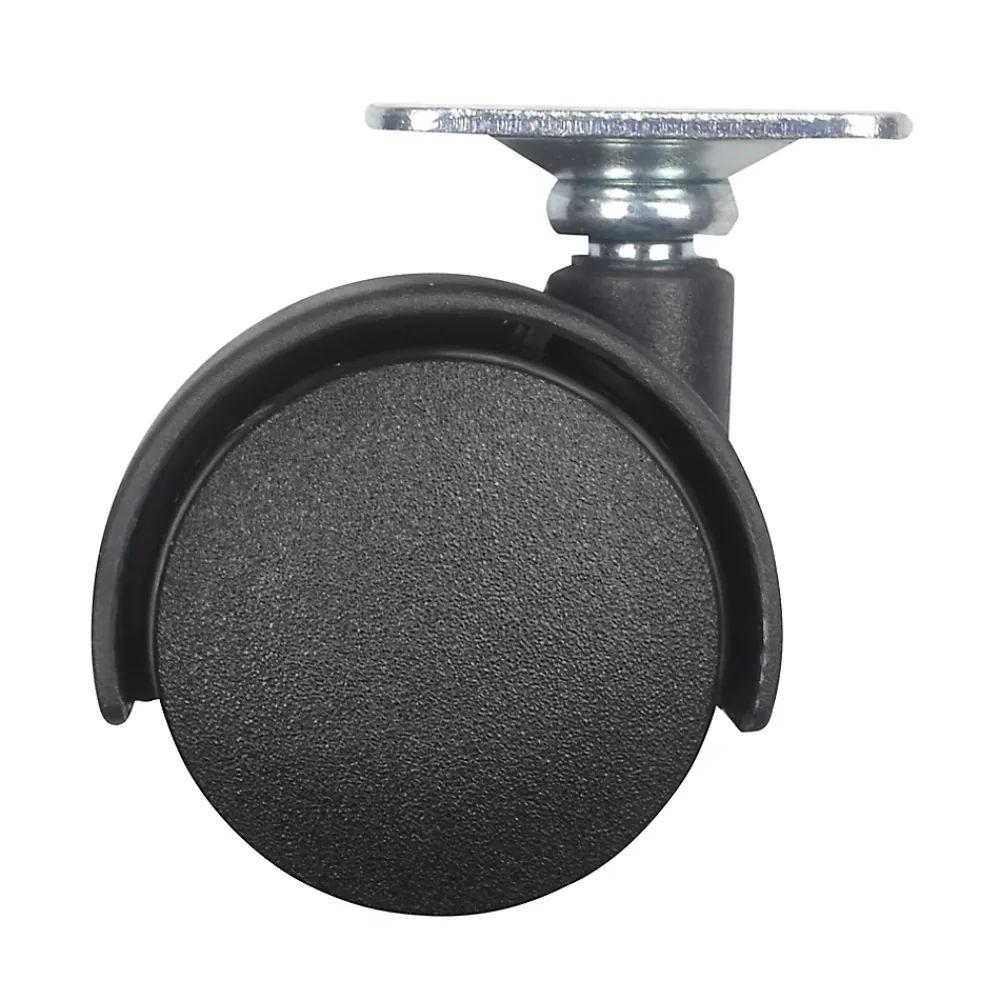 Roulette Et Roue-Roulette jumelée pivotante sans frein ø40 mm, tige filetée 8 x 15 mm, charge max 30kg