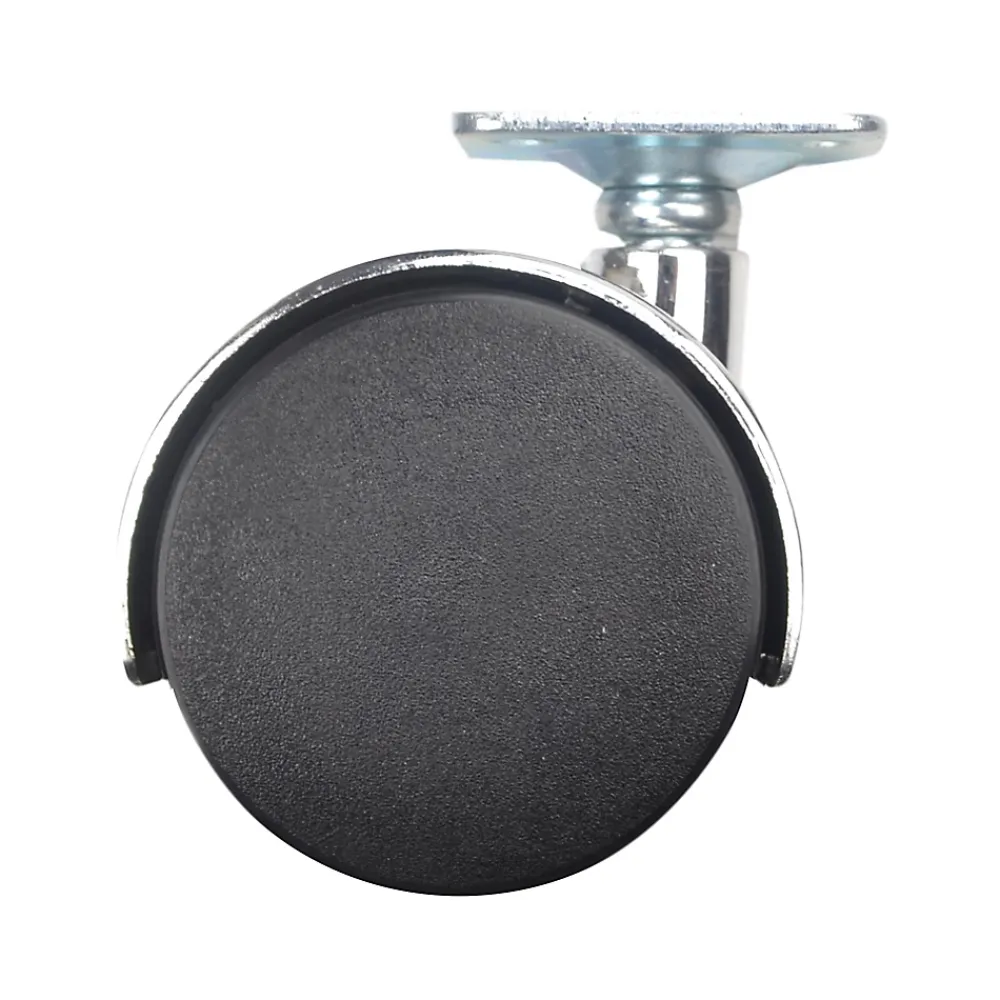 Roulette Et Roue-Roulette jumelée pivotante sans frein ø50 mm, plaque 38 x 38 mm, charge max 40 kg