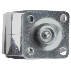 Roulette Et Roue-Roulette jumelée pivotante sans frein ø50 mm, plaque 38 x 38 mm, charge max 40 kg